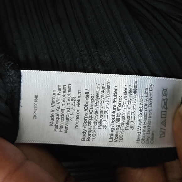 Madewell Plissé Mini Tee Dress Timeless Minimalist Little Black Dress Boxy 4 - Picture 7 of 8